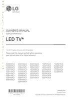LG 65UM7300AUE TV Operating Manual